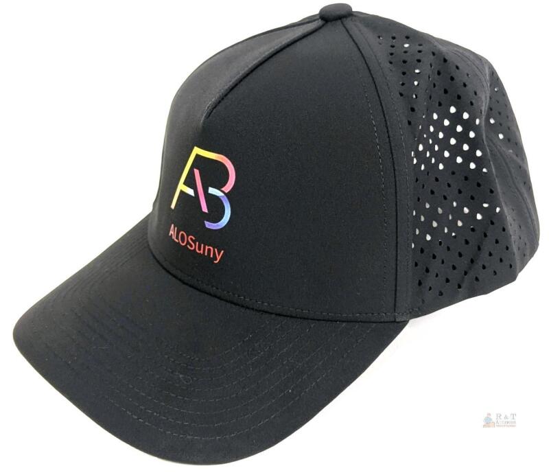 New AloSuny O/S Adjustable Quick-Dry Streuch Baseball Cap - Laser Vents, Moisture-Wicking. For Hiking Running Fishing Events Workouts, All-Season