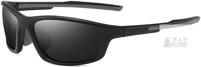 New BrillayView Wraparound Cycling Sunglasses For Sports, With Hard Case, Cloth Bag, Ear Straps, Cleaning Cloth, For Driving Fishing Golf