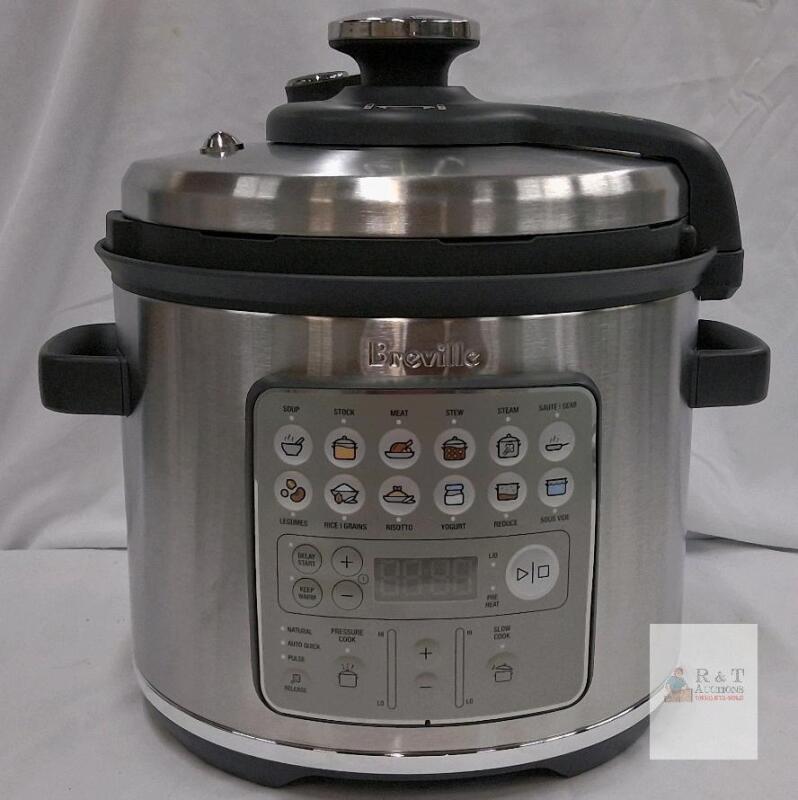 NEW Breville BPR680BSS Fast Slow GO 6 Qt Electric Multi-Cooker, 14 Programs, Stainless Steel