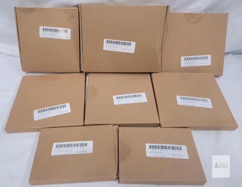 Assorted Bulk Craft Supplies: 80pcs Pink Bow Ties, Leather Cord, Lace Appliqu&eacute;, Wooden Buttons
