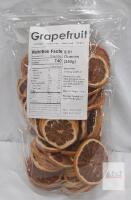 Dried Grapefruit Slices 8.81 oz (250g), Vegan, Gluten Free, Nut Free, China Origin, 2027 Expiry