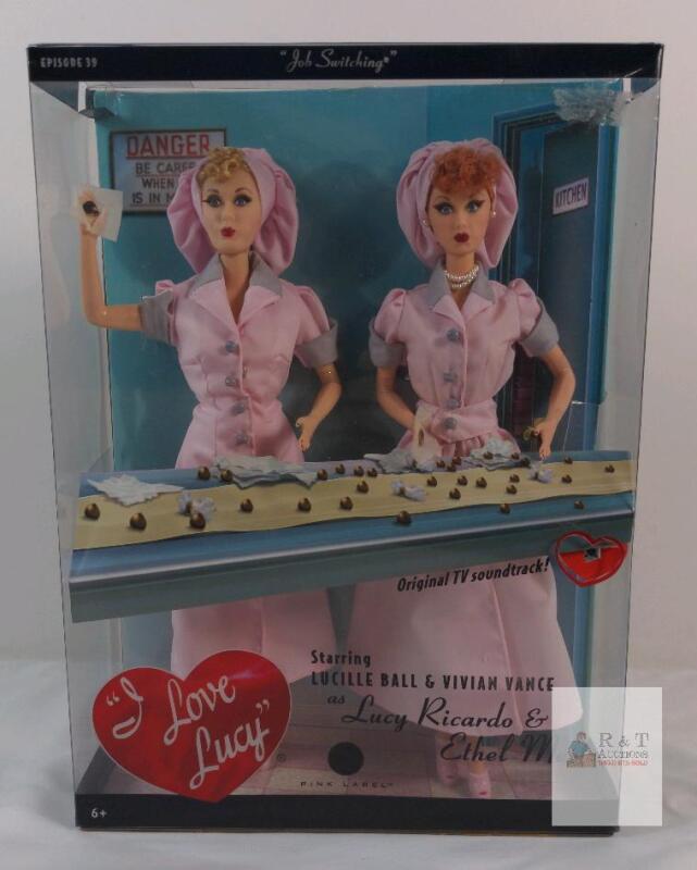 WOW! New Sealed I Love Lucy "Job Switching" Barbie Doll Giftset,