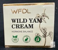 exp 2027 NEW WFDL Wild Yam Cream, 2.3 FL OZ (65g), 100% Organic, Hormone Balance Support