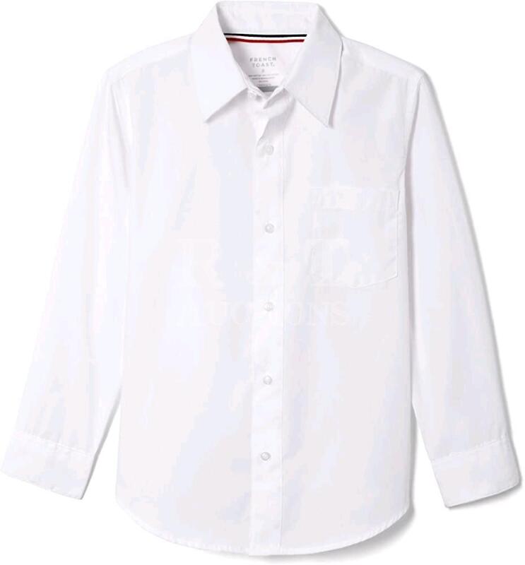 New French Toast Brand Boys Long Sleeve Classic Dress Shirt - Size 16