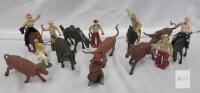 Vintage 1950s Cowboys , Horses & Steers