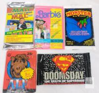 5 Vintage Non-Sport Sealed Wax Packs . See photos