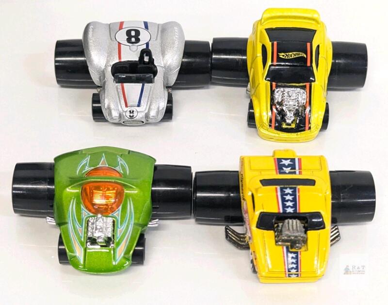4 Vintage Hot Wheels Fatbax 2003 Cars Shelby, 04 Mustang, Silhouette, DCC