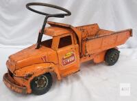 Vintage Buddy L Sit-N-Ride Pressed Steel Dump Truck