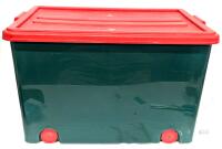 Wheelie Storage Bin With Lid, 23.25" &times; 16.6" &times; 13.5"