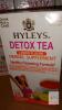 12 Hyleys Detox Tea Lemon Flavor, 25 Foil Envelope Tea Bags, 1.32 oz, 100% Natural Herbal Supplement bb 2024 - 2