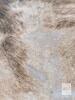 WOW! Large Light Brindle Real Cowhide Hairon Rug, 62" &times; 80.5", No Odour, In Good Condition, Some Wear To Backing, Some Bald Spots - 5