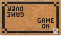 Game Over Door Mat 30x17 Inch, Nerd Welcome Mat for Covered Outdoor Area, Funny Nerd Gift, Nerdy Doormat, Nerdy Decor, Geek Decor, Anime Gamer Gift