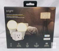 New - Smart Wi-Fi LED Bulbs & Plug Kit . Alexa & Google Compatible