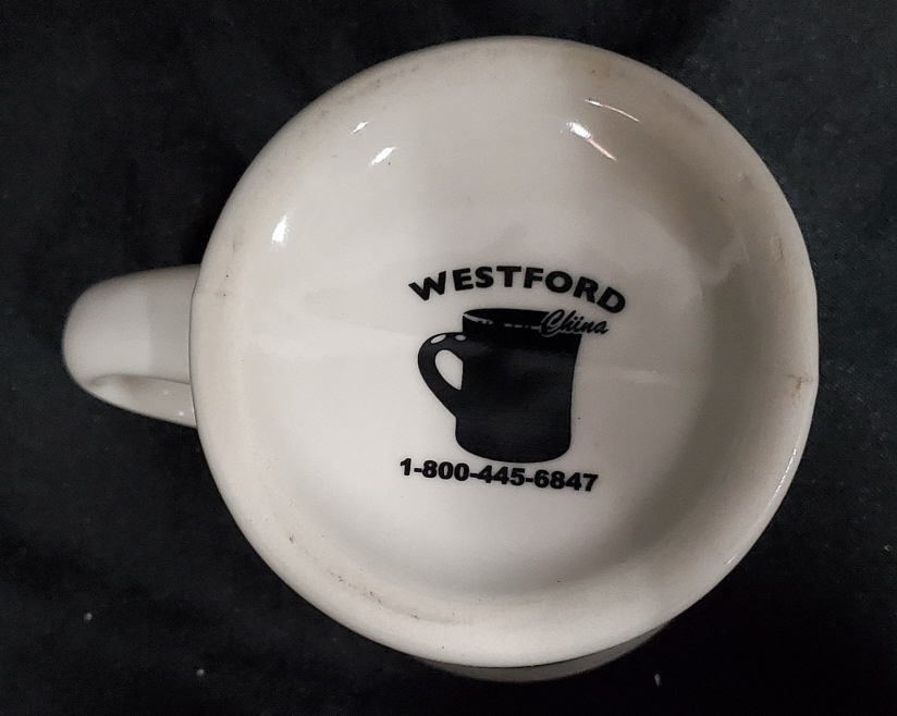 2 (two) New Westford China Diner Mugs