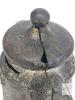 Antique 1890s Cast Iron Coin Penny Bank, 3.25" Tall - 4