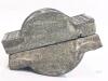 Antique 1890s Cast Iron Coin Penny Bank, 3.25" Tall - 5