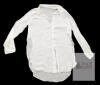 New Size XL Women's Summer Super Lightweight Button-Up Long Sleeve Coverup / Blouse - 2