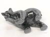 Tiny 0.75" Tall Carved Hematite Bear Figure Talisman - 3