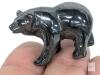Tiny 0.75" Tall Carved Hematite Bear Figure Talisman - 4