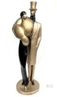 Large 23.25" Vintage Austin Prod ART DECO Statue Vintage Claude Le Clerc Art Deco Sculpture " L'Etoile (The Star)
