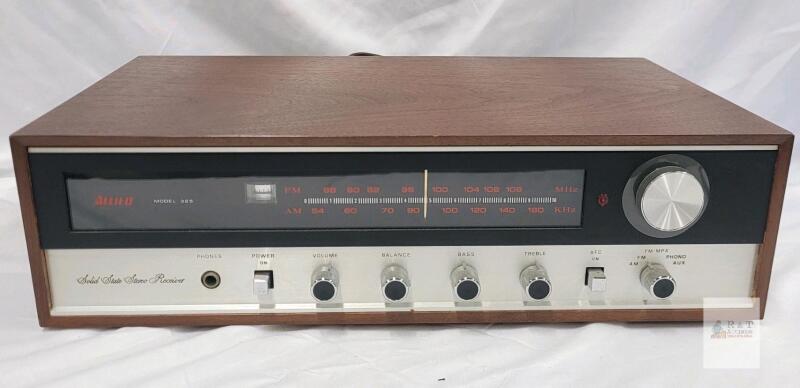 Vintage 1970s ALLIED 325 AM/FM Solid State Stero Receiver . Tested Powers Up , Not Tested Beyond Power Up
