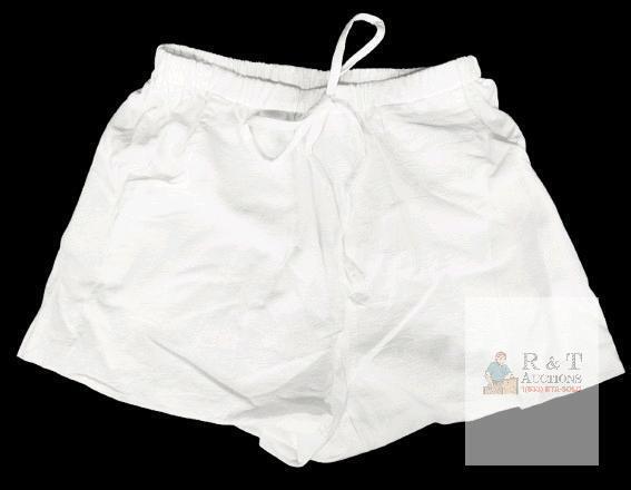 New Size XXS Petite Women's Lined 100% Cotton Lightweight Drawstring Summer Shorts