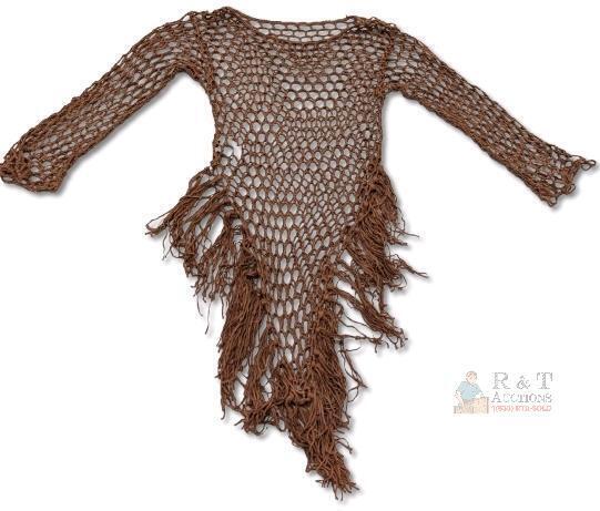 New Size SM Women's Summer Fringe Braided Net Coverup