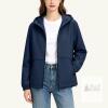New Size LG/XL* Women's Windbreaker-Style Jacket With Attached Hood & Zippered Pockets