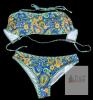 New Size MED Women's 2-Piece Lightly Padded Bandeau Swim Top & Swimming Bottoms Set