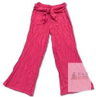 New Size MED Women's Super Gauzy Lightweight Summer Front-Tie Beach Coverup Bottoms - Hot Pink