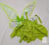 New Size 100 (3-4yrs) Girls' Fairy Butterfly Tinkerbell Costume Outfit, Dress, Removable Wings, Wand, Headband & Elf Ear Cuffs - 3
