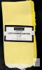 Cotton Clinic Oversized 20"x20" Yellow Fringe Cloth Dinner Napkins, 100% Cotton, Set of 12