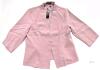 New Size XL Women's Allegra K Office Work Collarless Blazer and Pencil Skirt Business Suit Set 2 Pcs Pink - 4