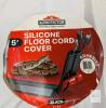 X-Protector 5ft Silicone Floor Cord Cover, 3-Line, Black, Adhesive, ASIN B08LDMYNHY
