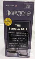 Serola Sacroiliac Belt, Small (30"&ndash;34"), 3" Wide, Black, Original Box