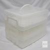 Snapware 3-tier Plastic Stackable Cupcake Container