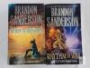 Preowned Fantasy Novels - Lot including Sanderson, Martin, Goodkind, Parker, and Virdi - 4