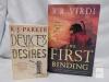 Preowned Fantasy Novels - Lot including Sanderson, Martin, Goodkind, Parker, and Virdi - 5