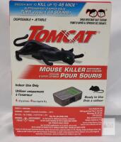 Tomcat Disposable Mouse Killer Bait Station, Bromethalin 0.01%, Child & Dog Resistant