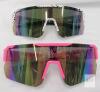 Mixed Lot: 2 Mirrored Sport Sunglasses, Thyme & Table 15 Bag Clips, 20 oz Popsicle Tumbler - 2