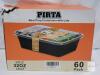 PIRTA MPC60-32 32oz Meal Prep Containers, 60 Pack, BPA-Free, Microwave & Freezer Safe-Tear to box corner , 3 - 4 Lids do have some damage