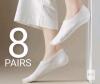 New 8-Pack Size 5-9 Women's YZKKE No Show Socks Womens Invisible Liner, Non Slip & Low Cut, Casual & Formal Wear, Soft & Stretchable - 2