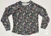 2XL Floral Long Sleeve Pullover Shirt, Navy Blue, Pink, Green, Unisex/Women&rsquo;s, Pullover