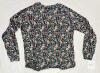 2XL Floral Long Sleeve Pullover Shirt, Navy Blue, Pink, Green, Unisex/Women&rsquo;s, Pullover - 2