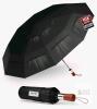LFLFWY Compact Folding Umbrella, 42" Windproof Canopy, Automatic Open/Close, Eco-Friendly Materials
