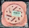 New Pink Anti-Slip Slow Feeder Puzzle Bowl For Small/Medium Dogs, Prevents Food Bolting, Reflux, Choking, Bloat & Upset Stomachs 7.5" &times; 7.5" &times; 1.75" Tall - 3