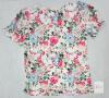 Women's XL Rogue Red Floral Short Sleeve T-Shirt - 2