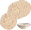 New 6PCS Round Bread Banneton Proofing Basket Cloth Liners | 10" | Bread Proofing Basket Cloth Liner Sourdough Banneton Proofing Cloth Natural Baking Dough Basket Covers