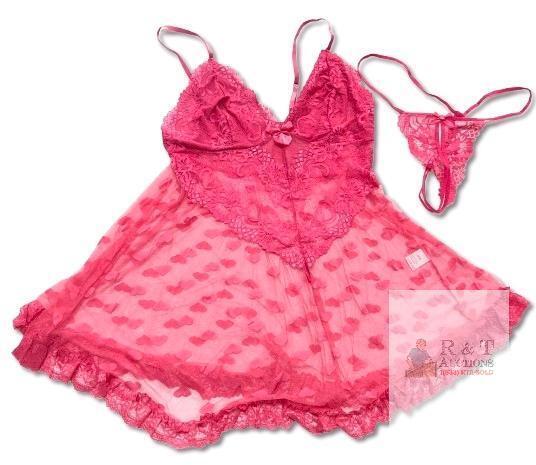 New Size 4XL Women's Super Soft See-Thru Gauzy Babydoll Lingerie With Crotchless Thong Panties