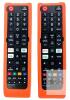 2 New Remote Control Replacementsfor Samsung Smart TV with Soft Rubber Protective Cover, Compatible with All Samsung TV, LED, LCD, HDTV, 3D, Black